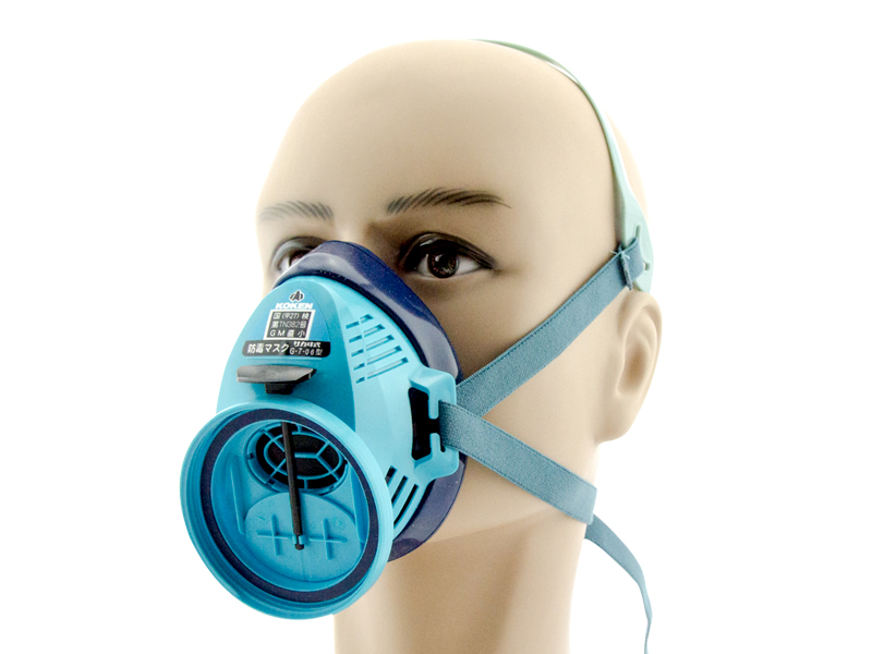 日本koken兴研防毒面具G-7-06甲醛有机气体环境甲苯办公室装修