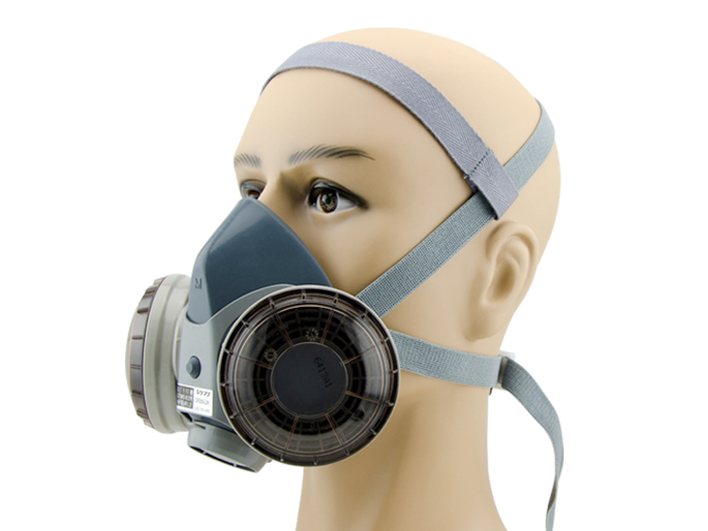 日本重松制作所DR28SU2K双滤盒防粉尘面具面罩熔接石材打磨船厂(图4)